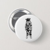Astronaut Button (Vorne & Hinten)