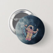 Astronaut Button (Vorne & Hinten)
