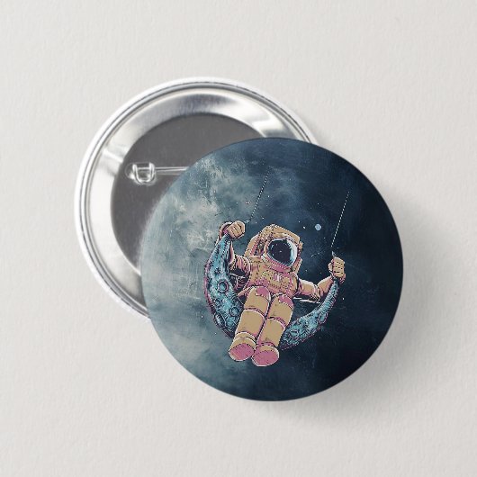 Astronaut Button (Vorne & Hinten)