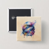 Astronaut Button (Vorne & Hinten)