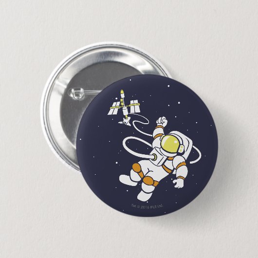 Astronaut Button (Vorne & Hinten)