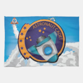 Astronaut Cadet Abzeichen Geschirrtuch (Horizontal)