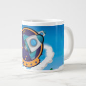 Astronaut Cadet Abzeichen Jumbo-Tasse (Vorderseite Rechts)