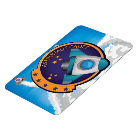 Astronaut Cadet Abzeichen Magnet (Linke Seite)