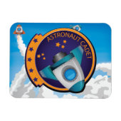 Astronaut Cadet Abzeichen Magnet (Horizontal)