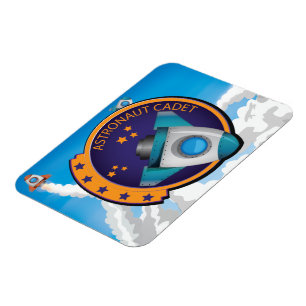 Astronaut Cadet Abzeichen Magnet