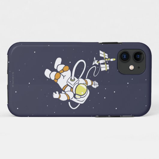 Astronaut Case-Mate iPhone Hülle (Rückseite (Horizontal))