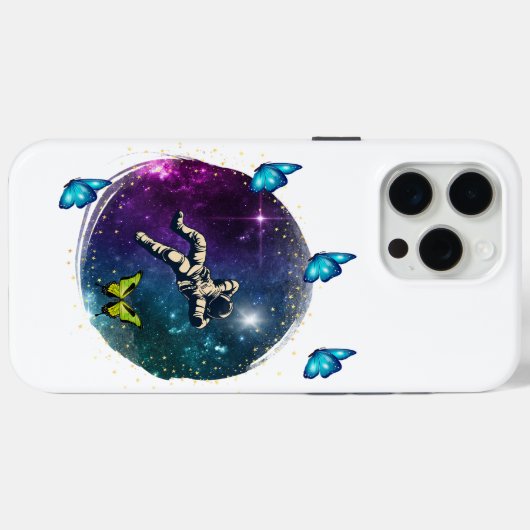 Astronaut Case-Mate iPhone Hülle (Rückseite (Horizontal))