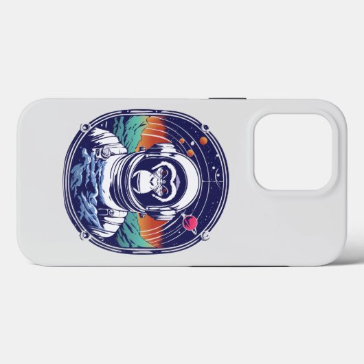 Astronaut Case-Mate iPhone Hülle (Rückseite (Horizontal))