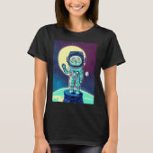 ASTRONAUT CAT-FUNNY-T - SHIRT (Vorderseite)