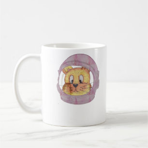 Astronaut Cat Mama T-Shirt, Kosmischer Katzen Spaß Kaffeetasse