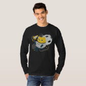 Astronaut Cat Or Space Cat On Galaxy Kitten T-Shirt (Vorne ganz)