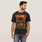 Astronaut Cat Ramen Japanese Graphic Tees Men Wome (Vorne ganz)