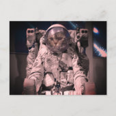 ASTRONAUT CAT RAUM POSTCARD POSTKARTE (Vorderseite)