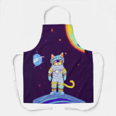 ASTRONAUT CAT SPACE KÜCHE SCHÜRZE (Vorderseite)
