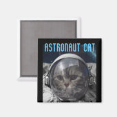 ASTRONAUT CAT SPACE MAGNETS MAGNET (Vorderseite/Rückseite)