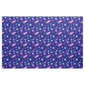astronaut cat spaceship galaxy stoff (Fat Quarter (45,7 x 55,9 cm))