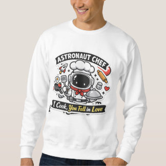 Astronaut Chef – Love Is My Secret Ingredient 🚀🍳 Sweatshirt