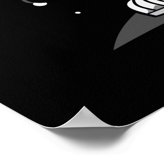 Astronaut Chibi Poster (Ecke)