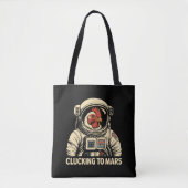 Astronaut Chicken Space Voyage Tasche (Vorderseite)