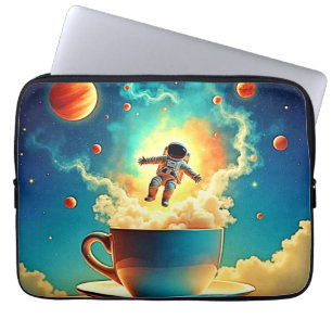 Astronaut Coffee Dream Laptopschutzhülle