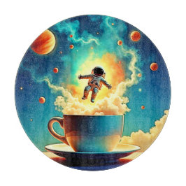 Astronaut Coffee Dream Schneidebrett
