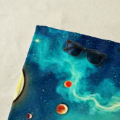 Astronaut Coffee Dream Strandtuch (Beispiel)