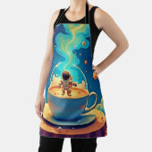 Astronaut Coffee Space Art Schürze (InSitu)