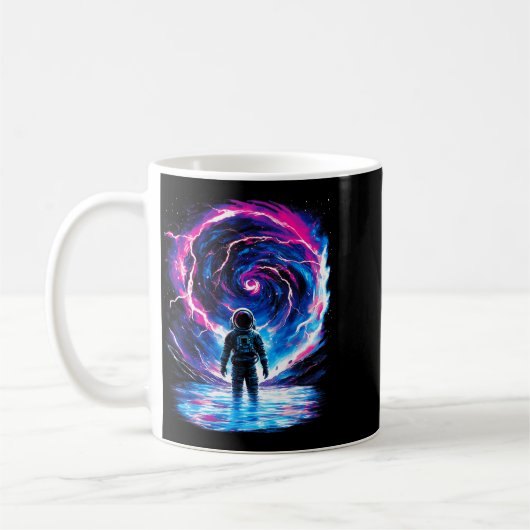 Astronaut Cosmic Outer Space Galaxy Science  Kaffeetasse (Links)