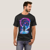 Astronaut Cosmic Outer Space Galaxy Science  T-Shirt (Vorne ganz)
