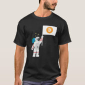 Astronaut Crypto Cryptocurrencies Crypto Trader T-Shirt (Vorderseite)