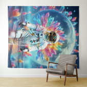 Astronaut Crystal Dream Wandteppich (Beispiel (Horizontal))
