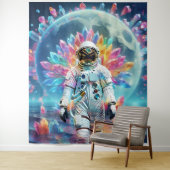 Astronaut Crystal Dream Wandteppich (Beispiel)