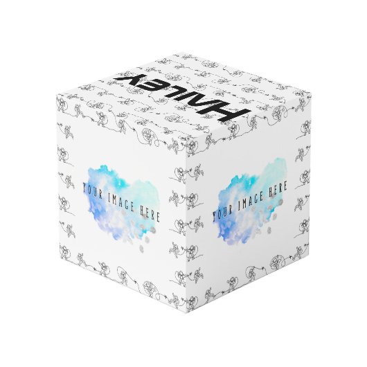 Astronaut Cube Würfel (Rückseite Schrägansicht)