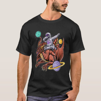 Astronaut Dabbing Dragon Boys Girls Youth Men Wome T-Shirt