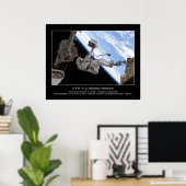 Astronaut David A. Wolf STS-112 Space Walk Poster (Heimbüro)