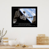 Astronaut David A. Wolf STS-112 Space Walk Poster (Küche)