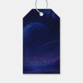 Astronaut Deep Space Sky Planets Photo Birthday Geschenkanhänger (Rückseite)