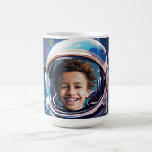 Astronaut Deep Space Sky Planets Photo Gift Kaffeetasse (Mittel)