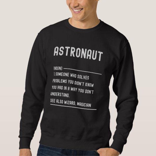 Astronaut Definition Shirts Funny Job Title (Vorderseite)