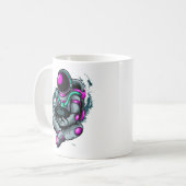 Astronaut, der das Schwarze Loch hält Kaffeetasse (Vorderseite Links)