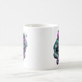 Astronaut, der das Schwarze Loch hält Kaffeetasse (Mittel)