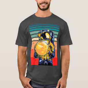 Astronaut, der Moon Retro Cosmic Premium T-Shir hä T-Shirt