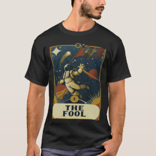Astronaut Der Narr Astronomie Tarotkarten-Lesewitc T-Shirt