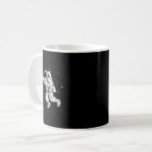 Astronaut der Weltraumforschung Kaffeetasse (Vorderseite Links)