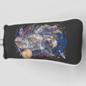 Astronaut design golf headcover (Vorderseite)