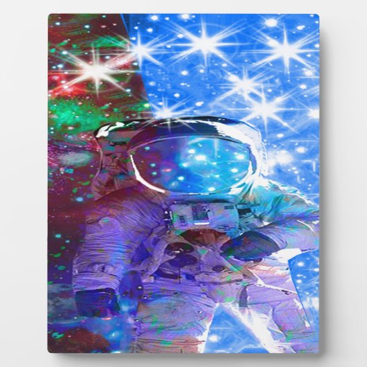 Astronaut Dimensions Plaque Fotoplatte (Vorderseite)