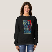 Astronaut Disk Golf Helm Sweatshirt (Vorne ganz)
