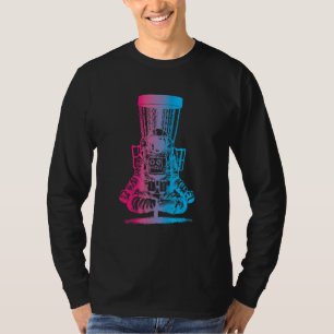 Astronaut Disk Golf Yoga Basket T-Shirt