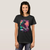 Astronaut DJ, DJing in Space, EDM cool Graphic T-Shirt (Vorne ganz)